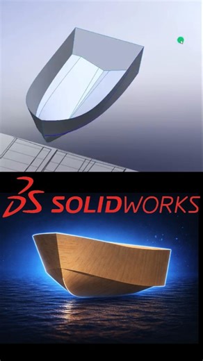🚤 Design Boat Hull in SOLIDWORKS