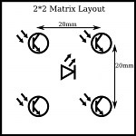Phototransistor matrix/strip project and questions
