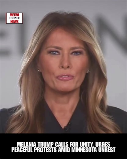 First Lady Melania Trump has called on Americans to unite amid weeks of unrest in Minnesota, condemning violence and urging demonstrators to protest peacefully. “I’m against the violence,” she said. “Please, if you protest, protest in peace.”