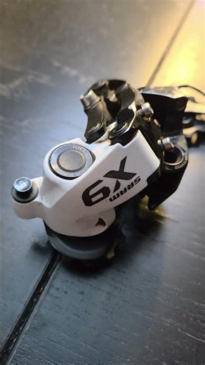 Sram X9 type 2 rear derailleur on scale