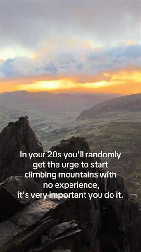 🏔️ Tryfan – North Ridge 1. Start at the stone wall by the A5. 2.Head straight up toward the obvious buttresses. 3.Early landmark: The Cannon Stone (a large wedged boulder you can crawl onto). 4.Continue up steepening rock steps and gullies. 5.Finish at the famous summit stones: 🪨 Adam and Eve Twin monoliths at the summit — jumping between them is a traditional (optional!) challenge 🤙🏼 Don’t do it if it’s windy and wet !!! ☠️ #wales #hiking #nature #sunrise #tryfan @scottmars101