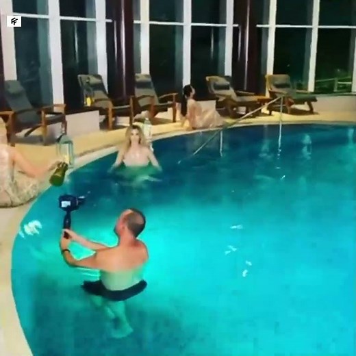 Behind the Scenes | One Shot, No Second Chances. Underwater Evening Dress Pool Scene