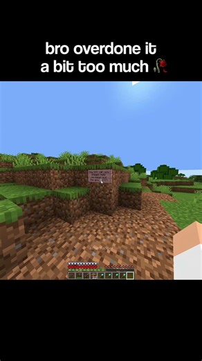 Minecraft Unemployed Friend Moment