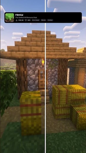 Best Minecraft 8x8 Resource Pack: F8thful #minecraft #shorts