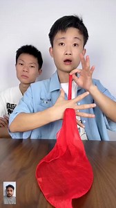 Red cloth magic reels | magic trick