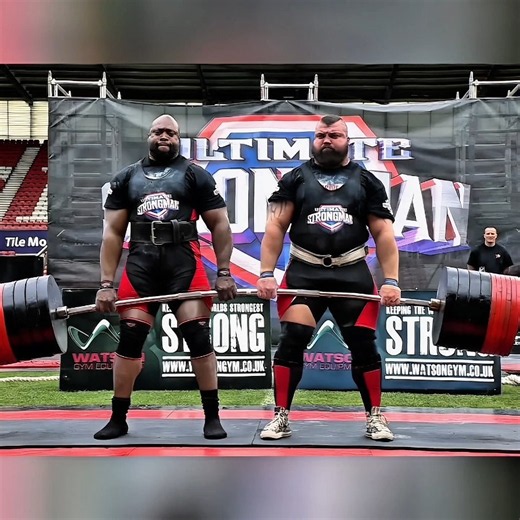 757 KG Deadlift Challenge Two Strongmen, One Brutal Lift! 💪🏆