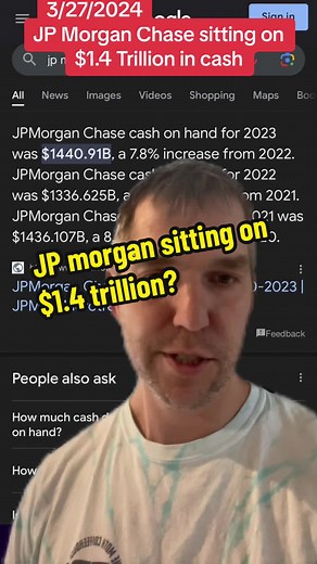 JP Morgan Chase Sitting on $1.4 Trillion in Cash - Banking Insights