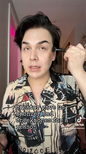 Well fok, just been a minute 🦅 #native #comedy #makeup #auntie #twospirit #canada #rez #jokes #grwm | Chelazon Leroux