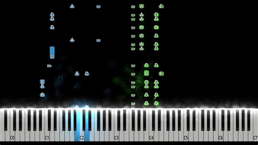 Daft Punk - Get Lucky Piano Tutorial_0018
