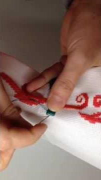 Flosstube How to cross stitch - Fast cross stitching with with no hoop