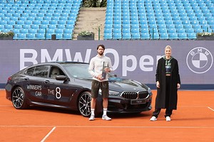 BMW Tennis Open Winner gets a Macau Blue BMW 8 Series Gran Coupe for