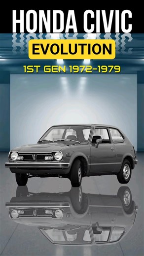 HONDA CIVIC EVOLUTION | 1972 - 2026 | : The Legend! 🇯🇵🔥 #autohub #carculture #carevolution