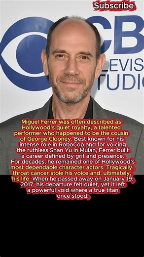 The Quiet Titan of Hollywood: Miguel Ferrer’s Rise, Voice & Tragic Goodbye #celebnews #shorts