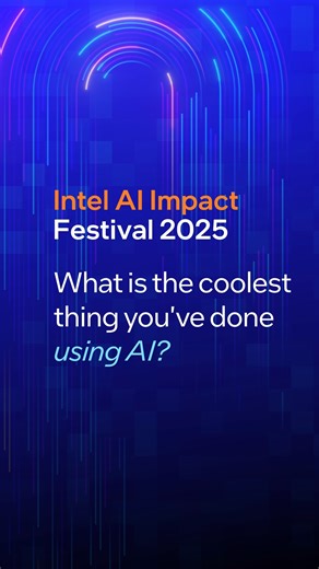 30K views · 25 reactions | Our community is full of creators and problem-solvers.​ What’s the coolest thing you’ve done with AI so far?​ Let us know below! | Intel | Facebook
