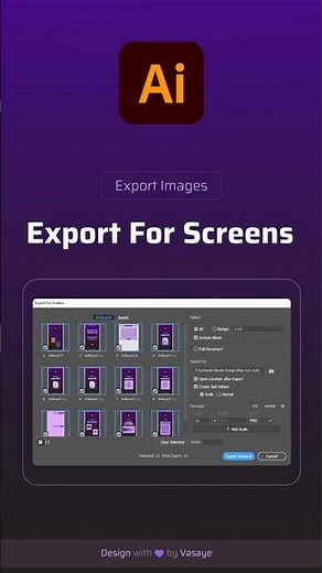 Adobe Illustrator Tips 2025 | How you can export artboards from Illustrator