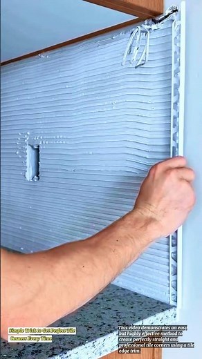 Simple Trick to Get Perfect Tile Corners Every Time