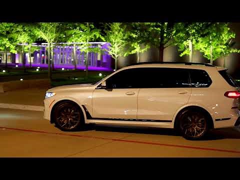 2021 BMW X7 M50i on 22" Vossen HF-2 | Cinematic Speed - Las Colinas Night Shots💥