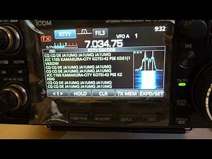 IC-7300 40 meter RTTY