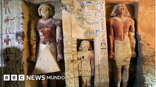 La tumba "única en su tipo" que fue descubierta en Egipto y que estuvo intacta por 4.400 años - BBC News Mundo