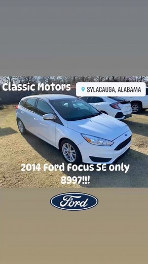 2015 Ford Focus SE only 108k miles for only 8997!!! Possible payments in the 100s!!!! Great Mpgs!!!! Easy financing and low payments at Classic Motors in Sylacauga!!We take trades !!! | Al Cooper