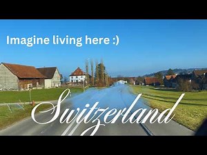 Scenic Drive in Switzerland 🇨🇭 Stunning Alpine Roads & Swiss Countryside