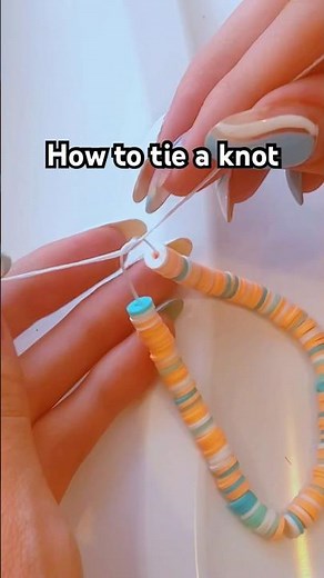 How to tie a bracelet 💞