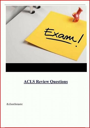 Acls Review Questions Latest Actual Questions And Answers 10 video