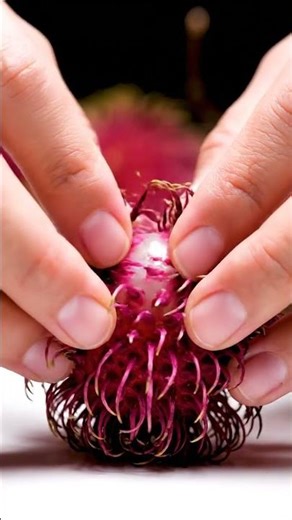 So Satisfying… Chicken Hidden Inside Purple Fruit 🐥 | Indoor ASMR”