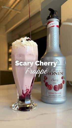 Scary Cherry Frappé Recipe for Halloween