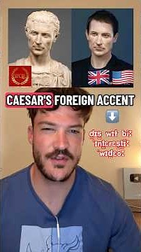 Caesar's accent in English? #linguistics #history #language