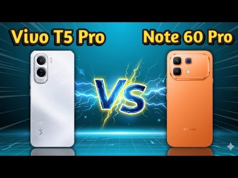 Vivo T5 Pro vs Infinix Note 60 Pro ⚡ Full Comparison | Camera, Performance, Battery Test