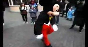 Mickey Mouse Accepts, Wins A Breakdancing Challenge