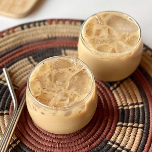 Iced Coffee with Instant Coffee and Sweetened Condensed Milk - Ginger & Sea Salt