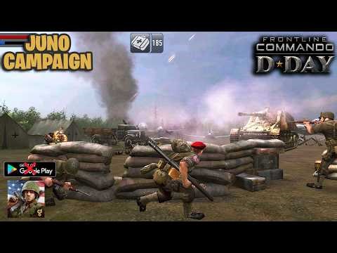 Frontline Commando: D-Day Android Gameplay Walkthrough FULL GAME - JUNO Campaign