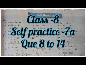 new learning composite mathematics class 8 self practice7a | Schand maths solutions chapter 7 ex 7a