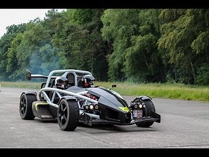 Arial Atom 3.5 R - Accelerations, wheelspins, donut, start-up