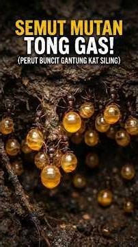 SEMUT JADI “TONG MADU HIDUP”?! #animals #facts