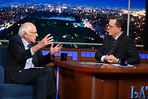 249K views · 10K reactions | Senator Bernie Sanders lends his support to President Biden and praises his progressive policies and accomplishments. #Colbert #LateShowLIVE | The Late Show with Stephen Colbert | Facebook