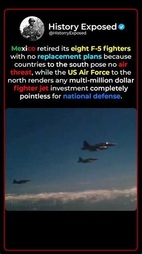 Mexico Retired Their Final F-5 Fighter Jets 😢🇲🇽
