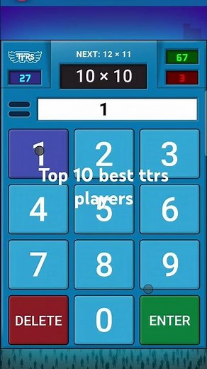 top 10 best ttrs player #timestablesrockstars