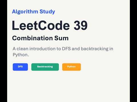 LeetCode 39: Combination Sum