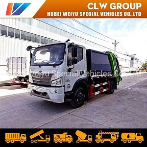 [Hot Item] Foton Rowor 7000liters 4X2 Compactor Garbage Trash Collection Waste Removal Truck