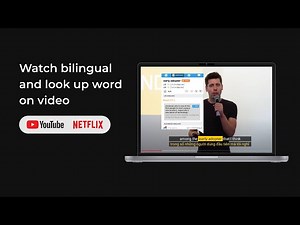 Install eJOY AI Extension, Watch bilingual and look up words on YouTube and Netflix | eJOY English
