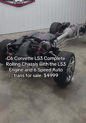 C6 Corvette LS3 Complete Rolling Chassis for Sale