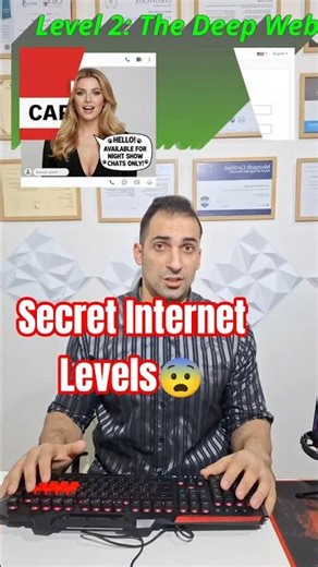 Your Internet is a LIE 😱 Internet Levels #darkweb