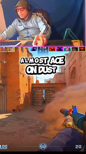 Almost Ace on Dust2 - Epic CS2 Moments