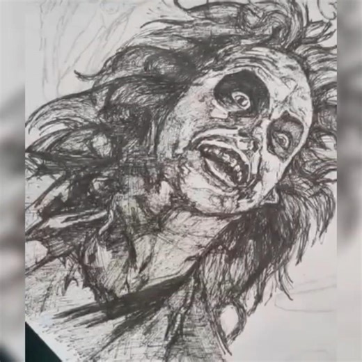 #MyArt2025 #Art #gelpen ##blackandwhiteart #draw #Aliens #beetlejuice #Willow #fanart #filmfan #film