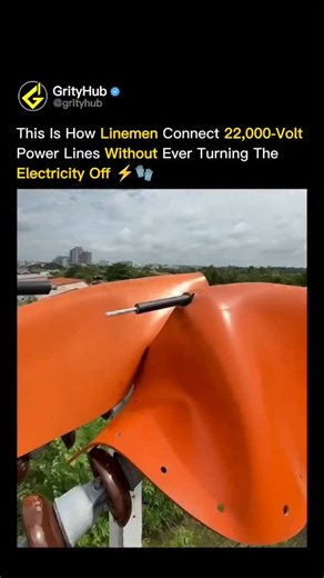 Worthy Content on Instagram: "Touching 22,000 volts with bare hands? Just another Tuesday. ⚡🤏 Most people think power lines get turned off for maintenance. Nope. Linemen perform "live-line" work on 22,000-volt (or even 500,000-volt) lines while the electricity is still flowing. The secret isn't magic—it's physics. They wear specialized Faraday suits woven with stainless steel threads that bond their body to the voltage of the line. Here's the wild part: When they touch the line (often from a he