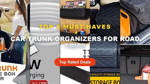 Why Everyone Is Buying Car Trunk Organizers For Road Trips