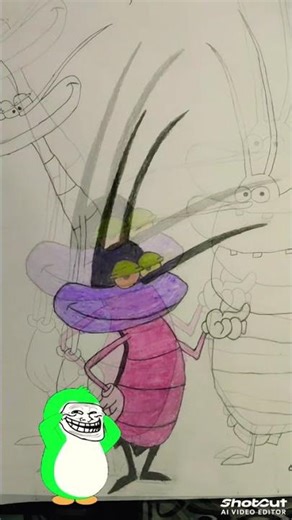 ogi and cockroach drawing colouring 🎨🎨🖌️@Vijay_arts_YT